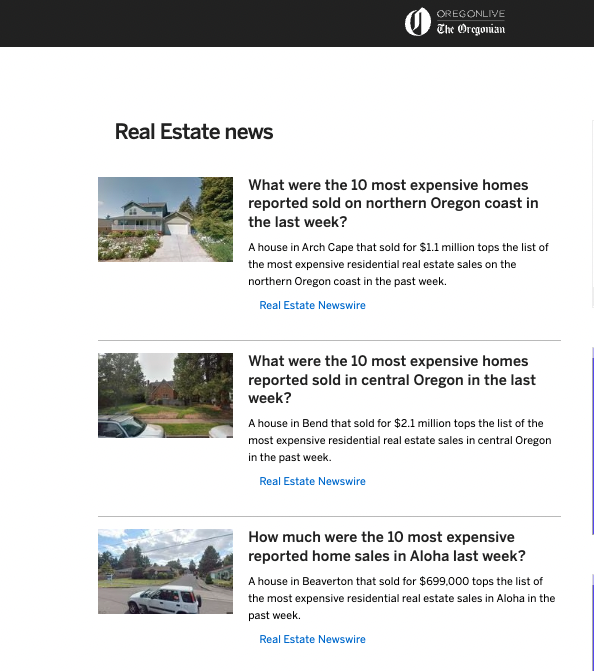 How AI and automated reporting power ads and information on OregonLive